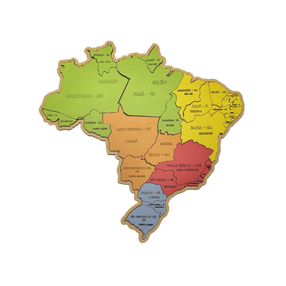 Mapa de Brasil